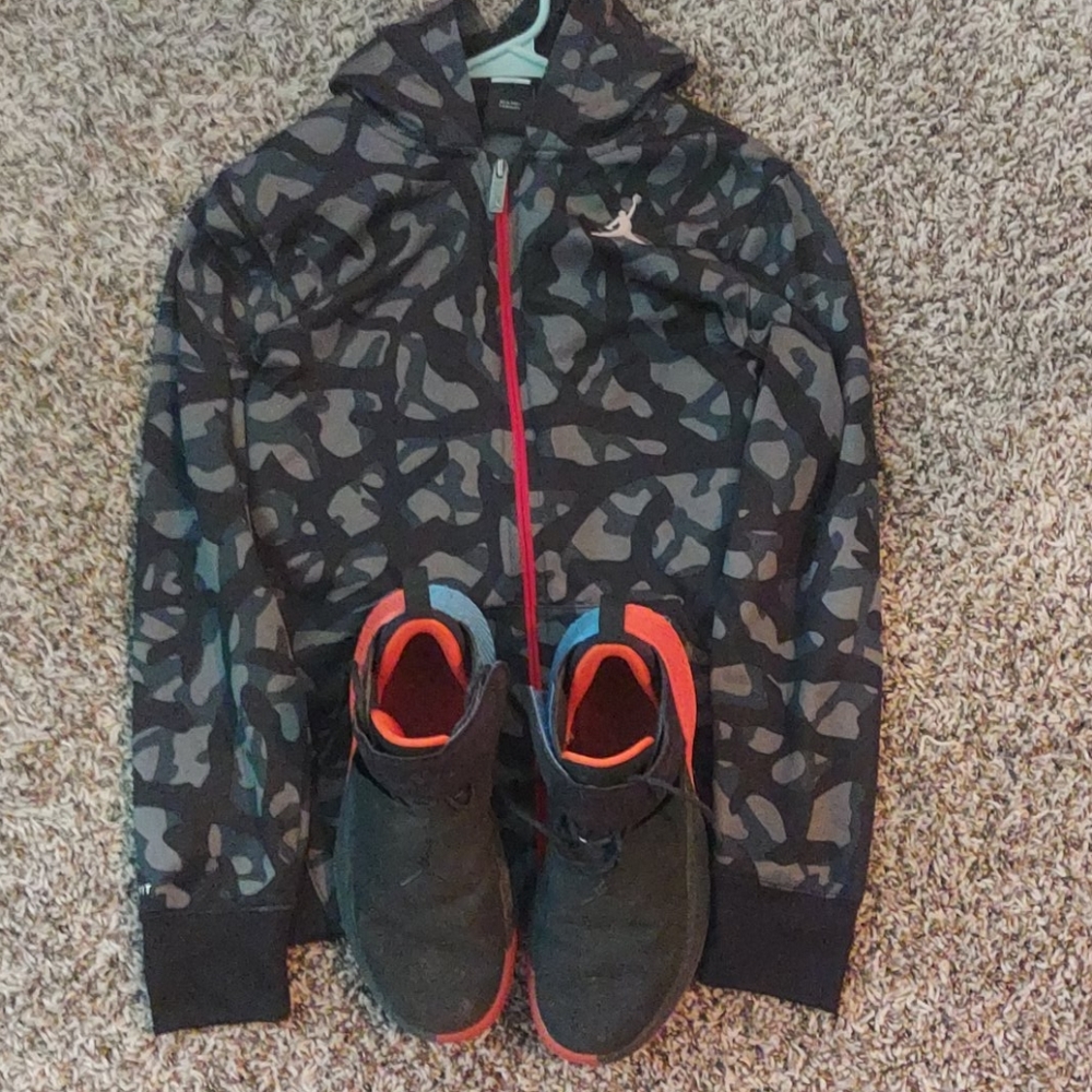 Michael Jordan jacket and Michael Jordan shoes